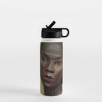 African American Masterpiece 'Portrait of a Black Woman' by Sergey Sudeikin  Water Bottle Gallery Image 1