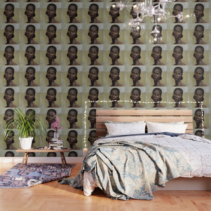 African American Masterpiece 'Portrait of a Black Woman' by Sergey Sudeikin  Wallpaper Gallery Image 3
