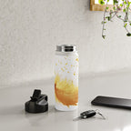 Air Feather â¢ Yellow Feather I Water Bottle Gallery Image 4