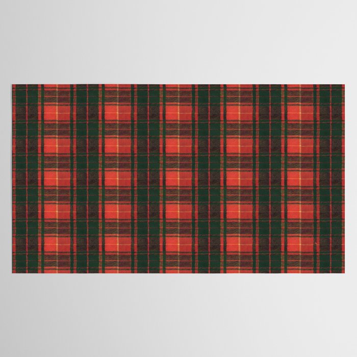 Classic Red Tartan Pattern Tablecloth Gallery Image 2