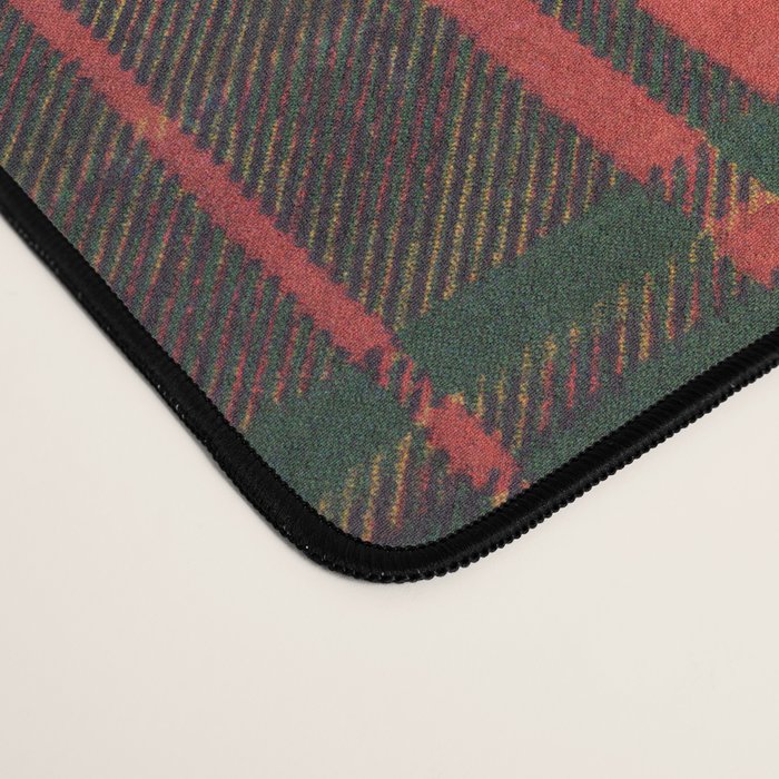 Classic Red Tartan Pattern Desk Mat Gallery Image 4
