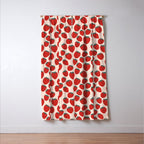 Red strawberries pattern Window Curtain Gallery Image 3