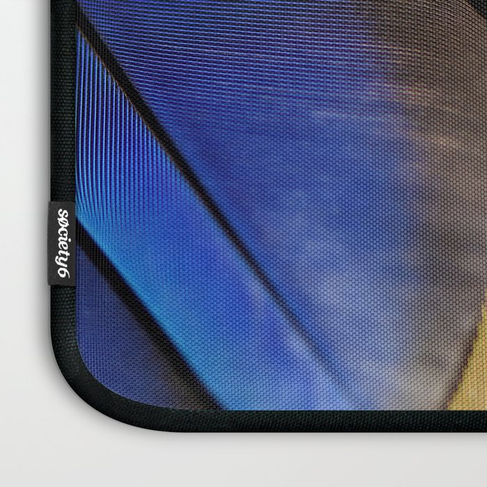 Blue Feathers #1 - Modern Photograph Laptop Sleeve Gallery Image 3