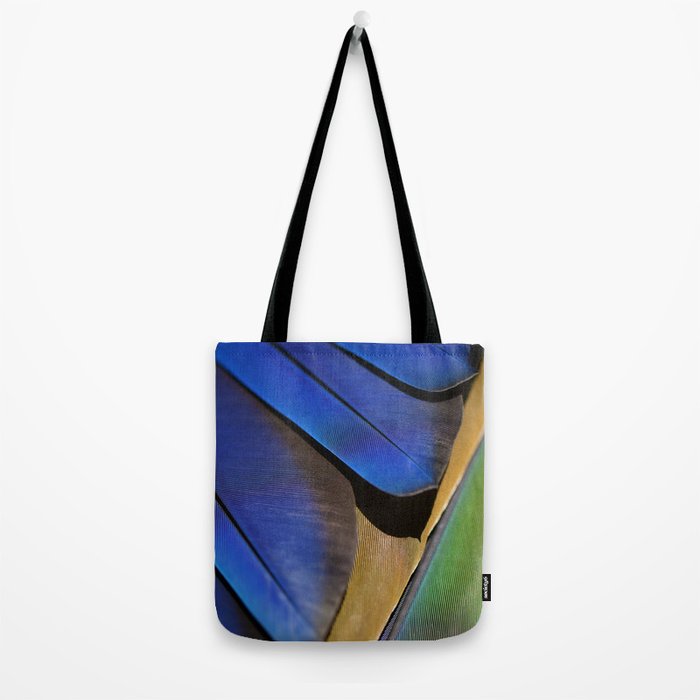 Blue Feathers #1 - Modern Photograph Tote Bag Gallery Image 2