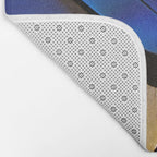 Blue Feathers #1 - Modern Photograph Bath Mat Gallery Image 2