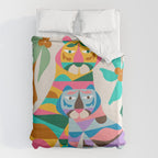 Mid Century Modern Tigers Duvet Cover Gallery Image 6