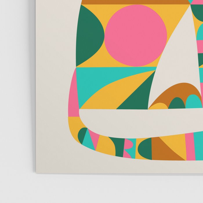 Mid Century Modern Tigers Poster Gallery Image 3