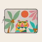 Mid Century Modern Tigers Laptop Sleeve Gallery Image 1