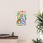 Mid Century Modern Tigers Poster Gallery Image 2