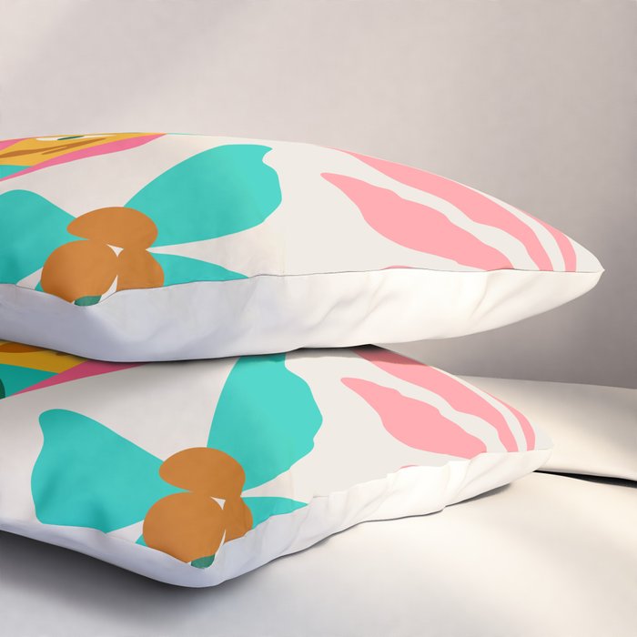 Mid Century Modern Tigers Pillow Sham Gallery Image 3