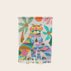 Mid Century Modern Tigers Wall Hanging Gallery Image 1