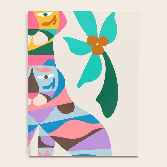 Mid Century Modern Tigers Notebook Gallery Image 4