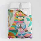 Mid Century Modern Tigers Comforter Gallery Image 6