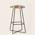 Mid Century Modern Tigers Stool Gallery Image 1