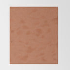 Terracotta Rust orange Washed Linen Vintage Throw Blanket Gallery Image 2