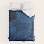 Floral Poster Flower Print Botanical Japanese Art Blue Wall Art dopamine decor Maximalist Wall Art Duvet Cover Gallery Image 6