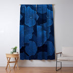 Floral Poster Flower Print Botanical Japanese Art Blue Wall Art dopamine decor Maximalist Wall Art Window Curtain Gallery Image 5