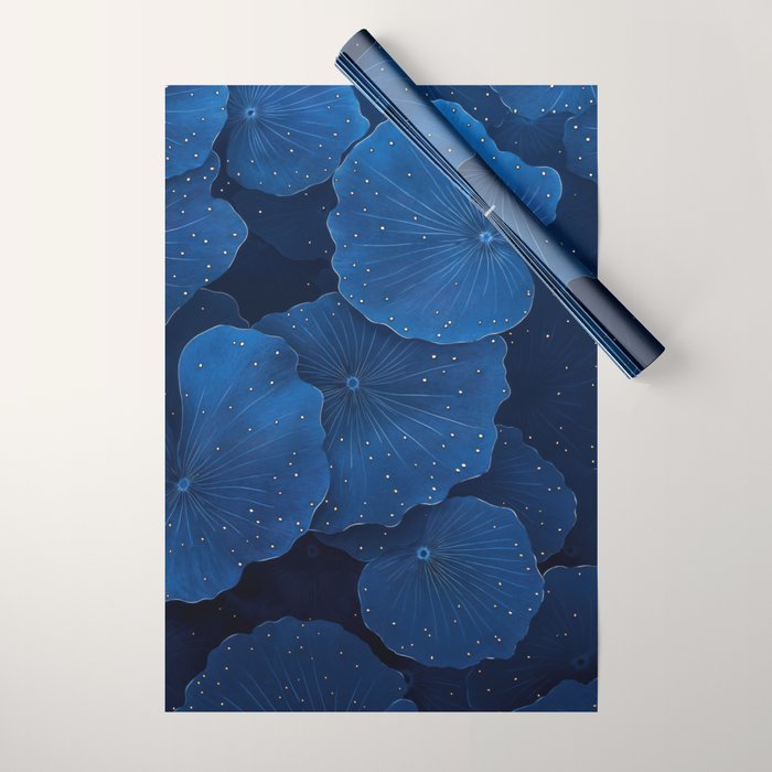 Floral Poster Flower Print Botanical Japanese Art Blue Wall Art dopamine decor Maximalist Wall Art Wrapping Paper Gallery Image 1