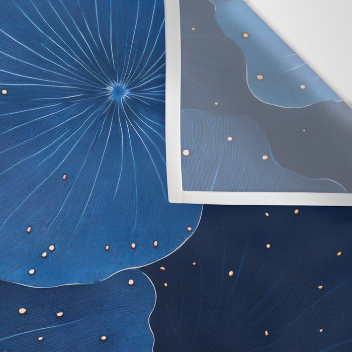 Floral Poster Flower Print Botanical Japanese Art Blue Wall Art dopamine decor Maximalist Wall Art Wall Tapestry Gallery Image 3