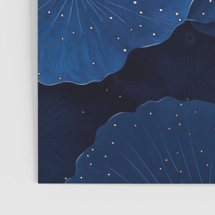 Floral Poster Flower Print Botanical Japanese Art Blue Wall Art dopamine decor Maximalist Wall Art Poster Gallery Image 3