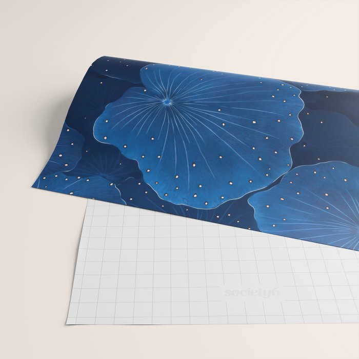 Floral Poster Flower Print Botanical Japanese Art Blue Wall Art dopamine decor Maximalist Wall Art Wrapping Paper Gallery Image 2