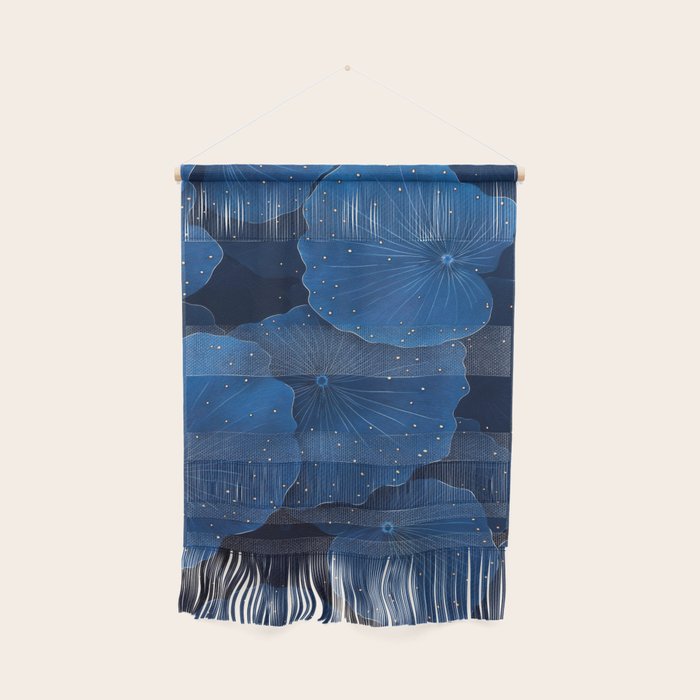 Floral Poster Flower Print Botanical Japanese Art Blue Wall Art dopamine decor Maximalist Wall Art Wall Hanging Gallery Image 1