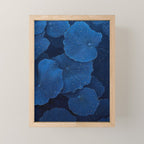 Floral Poster Flower Print Botanical Japanese Art Blue Wall Art dopamine decor Maximalist Wall Art Mini Art Print Gallery Image 1