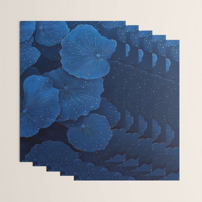 Floral Poster Flower Print Botanical Japanese Art Blue Wall Art dopamine decor Maximalist Wall Art Wrapping Paper Gallery Image 3