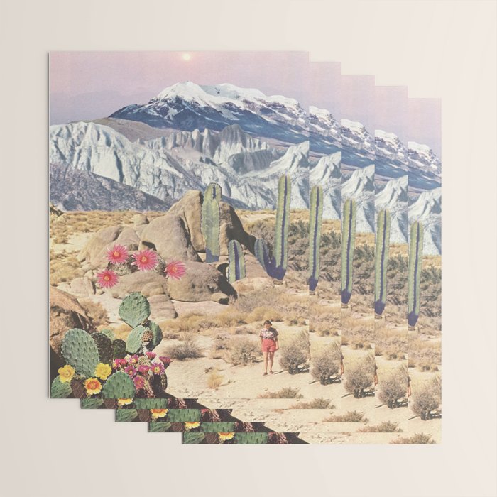 California Cacti Wrapping Paper Gallery Image 3