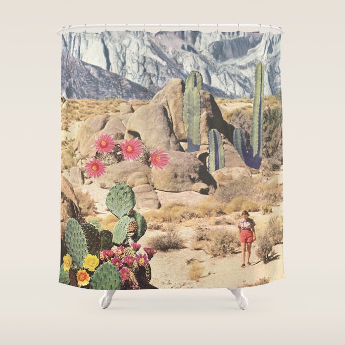 California Cacti Shower Curtain Gallery Image 1