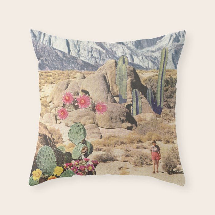 California Cacti Throw Pillow Gallery Image 6