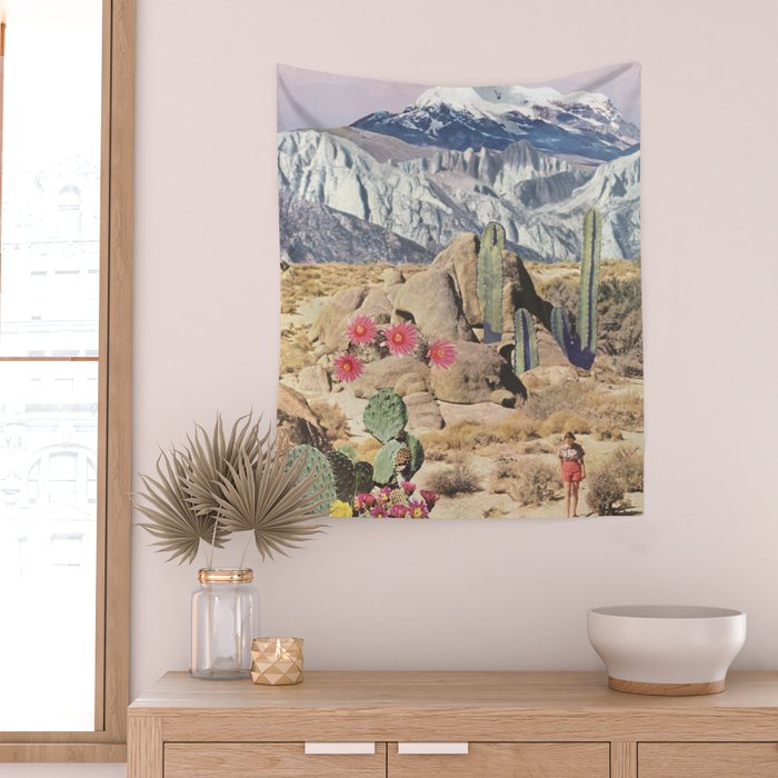 California Cacti Wall Tapestry Gallery Image 2