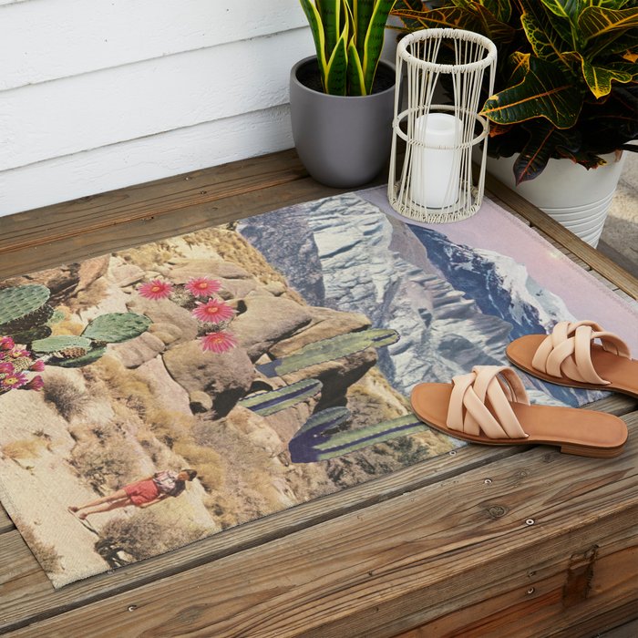 California Cacti Outdoor Rug Gallery Image 2