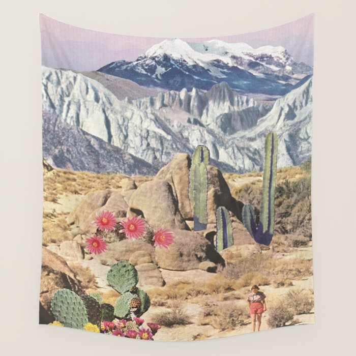 California Cacti Wall Tapestry Gallery Image 1