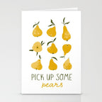 Yellow pear Stationery Card Gallery Image 2