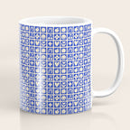 Blue children shape mosaic art pattern Coffee Mug Gallery Image 1
