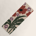 big tropical red flower plant  Yoga Mat Gallery Image 1