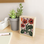 big tropical red flower plant  Mini Art Print Gallery Image 2