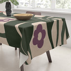 big tropical red flower plant  Tablecloth Gallery Image 3