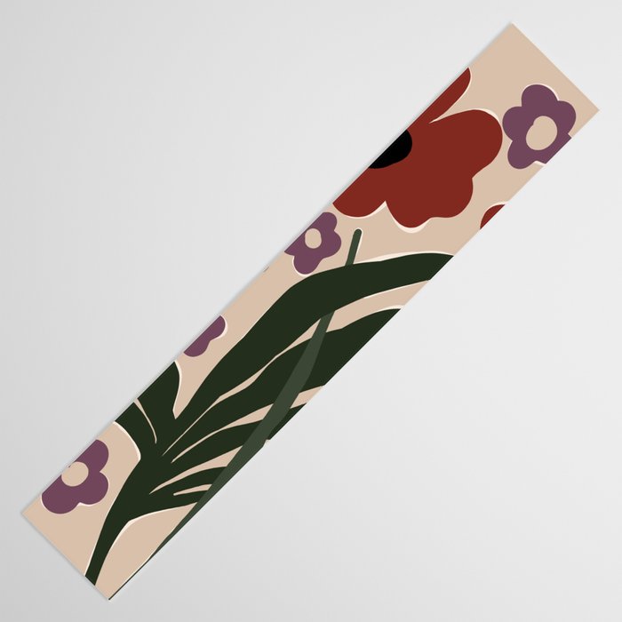 big tropical red flower plant  Table Runner Gallery Image 3