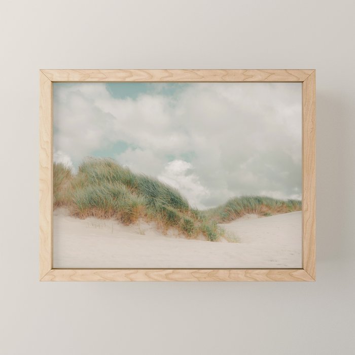 Sea Grass - California Beach Dunes, Landscape Photography Mini Art Print Gallery Image 1