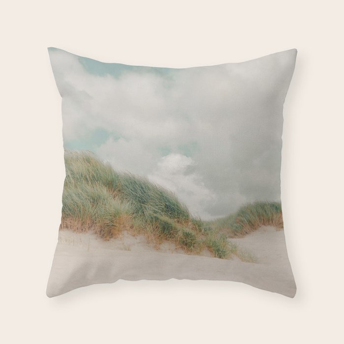 Sea Grass - California Beach Dunes, Landscape Photography Throw Pillow Gallery Image 6