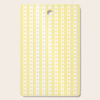 Cottage Stripes and Flowers in Yellow and White Cutting Board Gallery Image 1