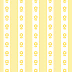 Cottage Stripes and Flowers in Yellow and White Coffee Mug Gallery Image 2