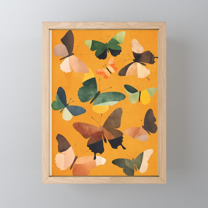 Beautiful Butterflies 5 Mini Art Print Gallery Image 1