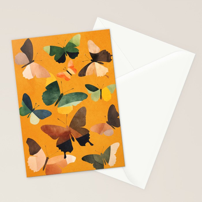 Beautiful Butterflies 5 Stationery Card Gallery Image 2