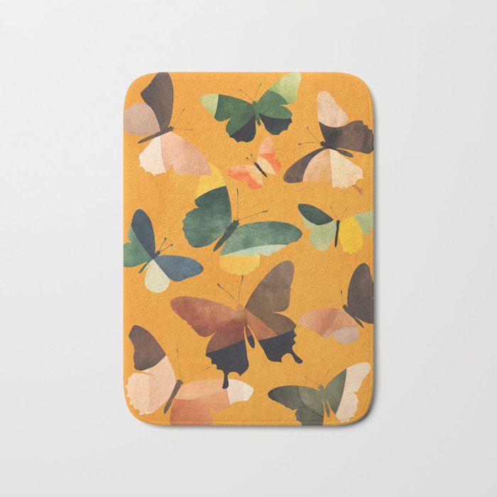 Beautiful Butterflies 5 Bath Mat Gallery Image 1