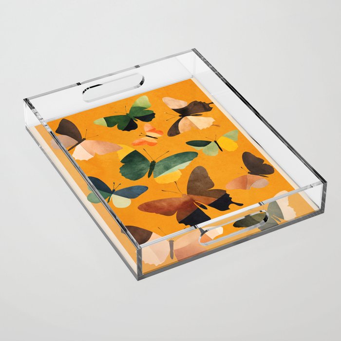 Beautiful Butterflies 5 Acrylic Tray Gallery Image 1