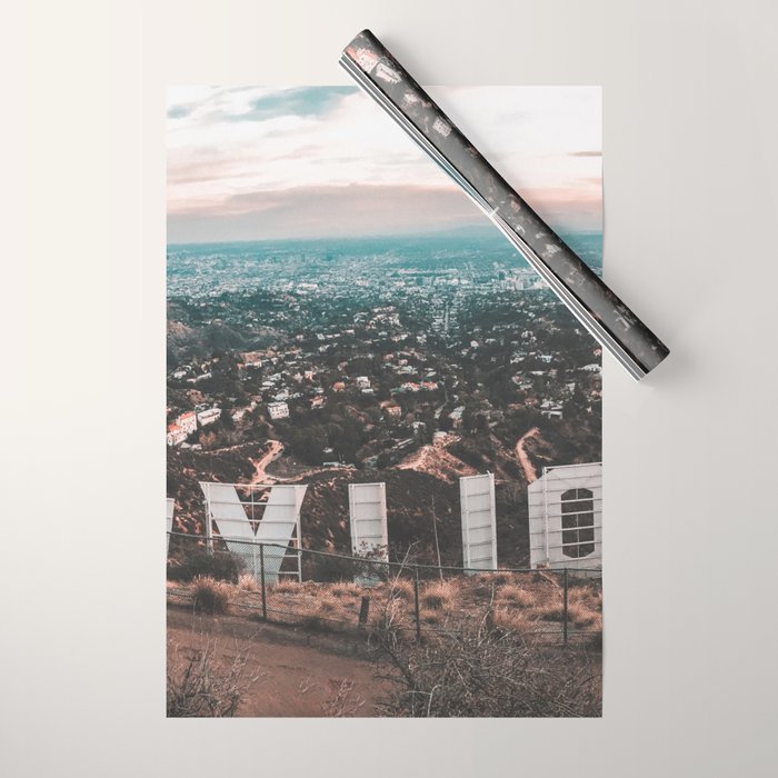 Hollywood Sign Wrapping Paper Gallery Image 1