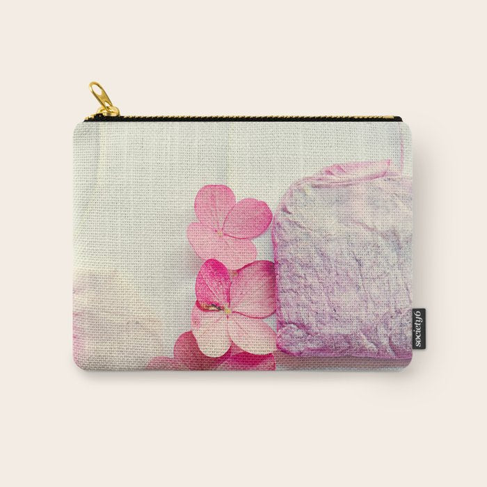 The Art of Tea - white still life photograph wall decor Carry All Pouch Gallery Image 1